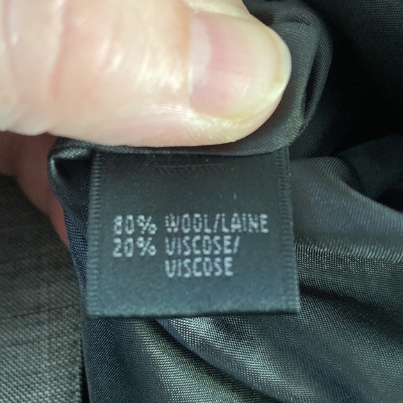 Lafayette 148 Wool Viscose Blend Two Button Blazer Petite Pants Suit - Picture 14 of 14